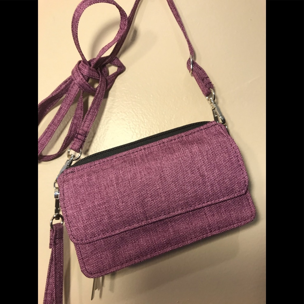 New canvas crossbody wallet bag cherry by NGIL
